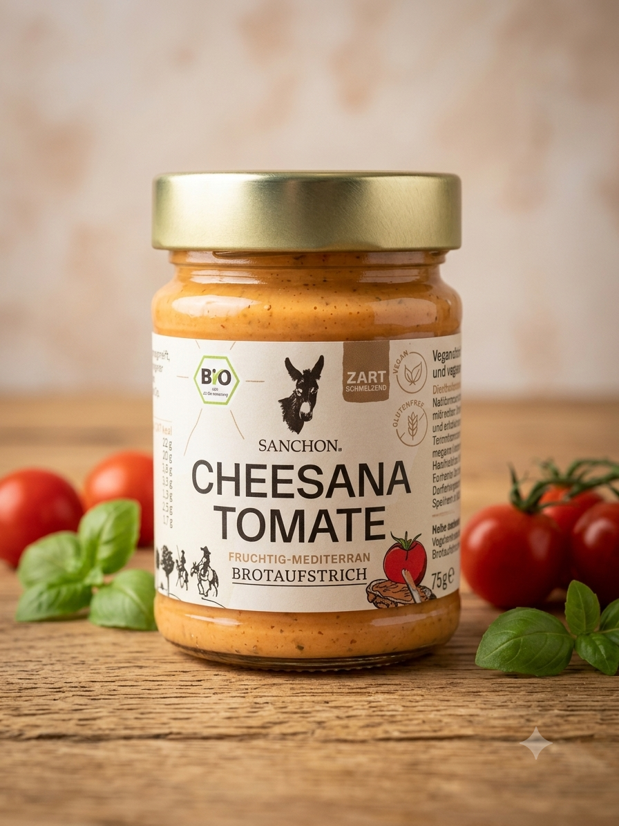 Sanchon Bio Aufstrich Cheesana Tomate 170g