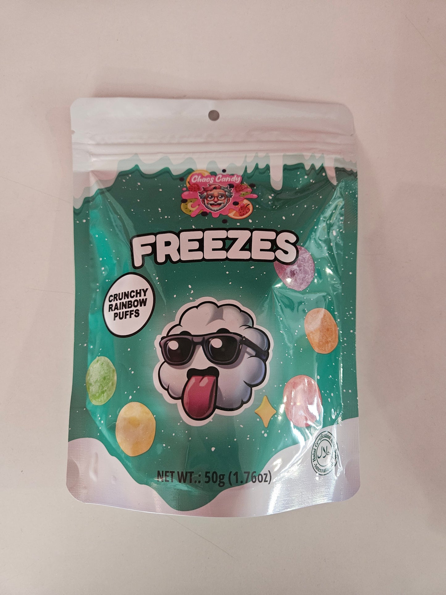 FREEZES Crunchy Sour Multicolor Bottle 60g