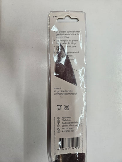 Wenco Kochmesser 20 cm – Scharfes Edelstahlmesser mit Fingerschutz