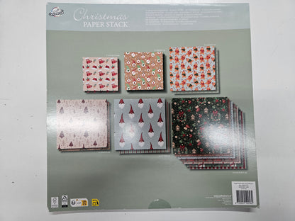 Motivpapier-Set Weihnachts-Block 24 Blatt – Scrapbooking FSC