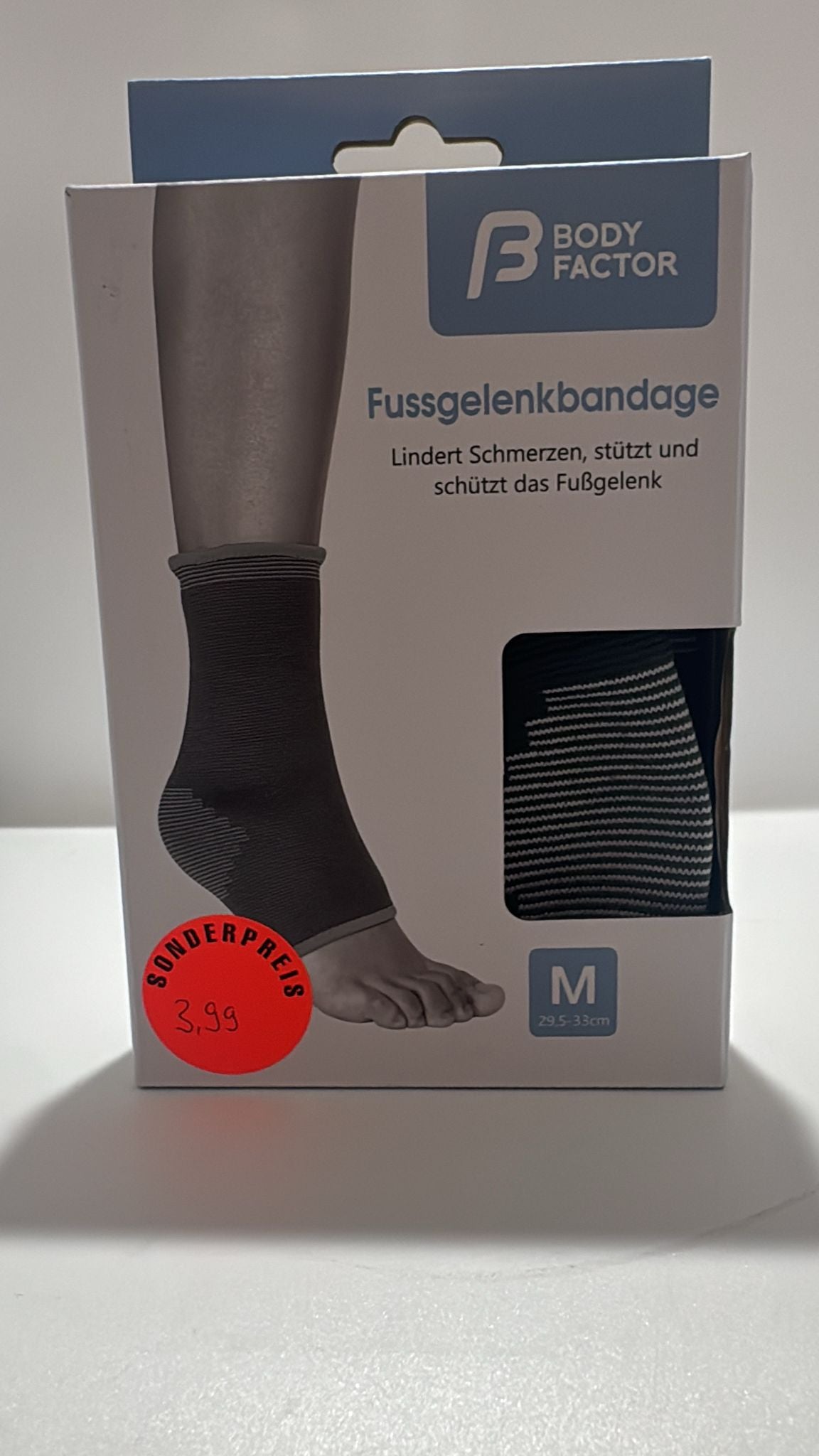 Fußgelenkbandage M Body Factor Sport Bandage Sprunggelenk
