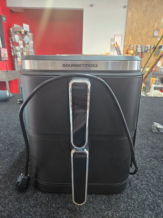 GOURMETmaxx Doppel Heißluftfritteuse 10L
