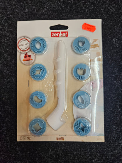 Fondant Ausstecher Präge Set – Tortendekoration kreativ gestalten