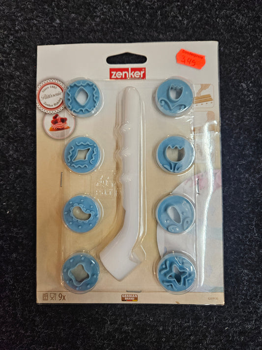 Fondant Ausstecher Präge Set – Tortendekoration kreativ gestalten