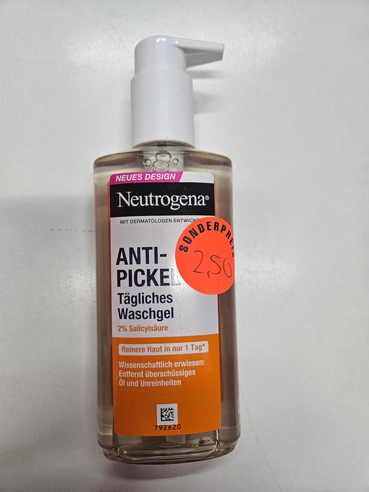 Neutrogena Anti-Pickel Waschgel 2 % Salicylsäure – täglich