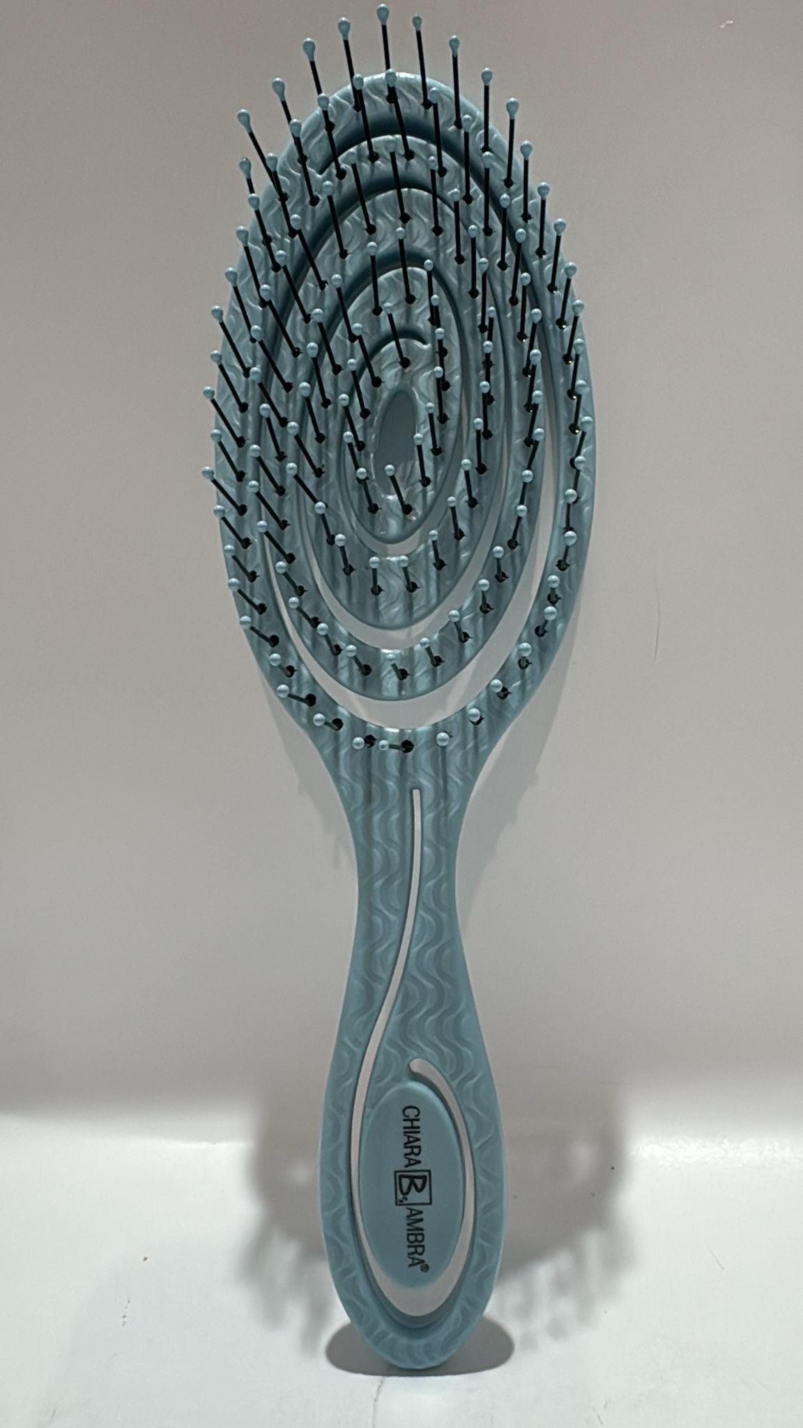 Chiara Ambra Bio Entwirrbürste Spiral blau