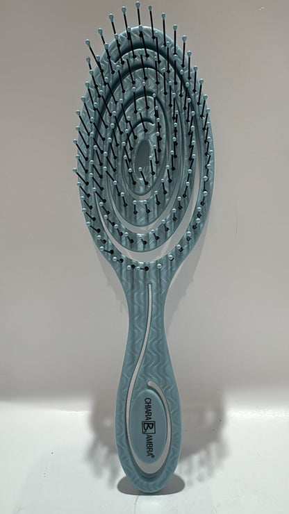 Chiara Ambra Bio Entwirrbürste Spiral blau