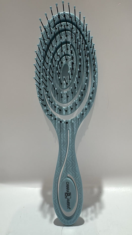 Chiara Ambra Bio Entwirrbürste Spiral blau