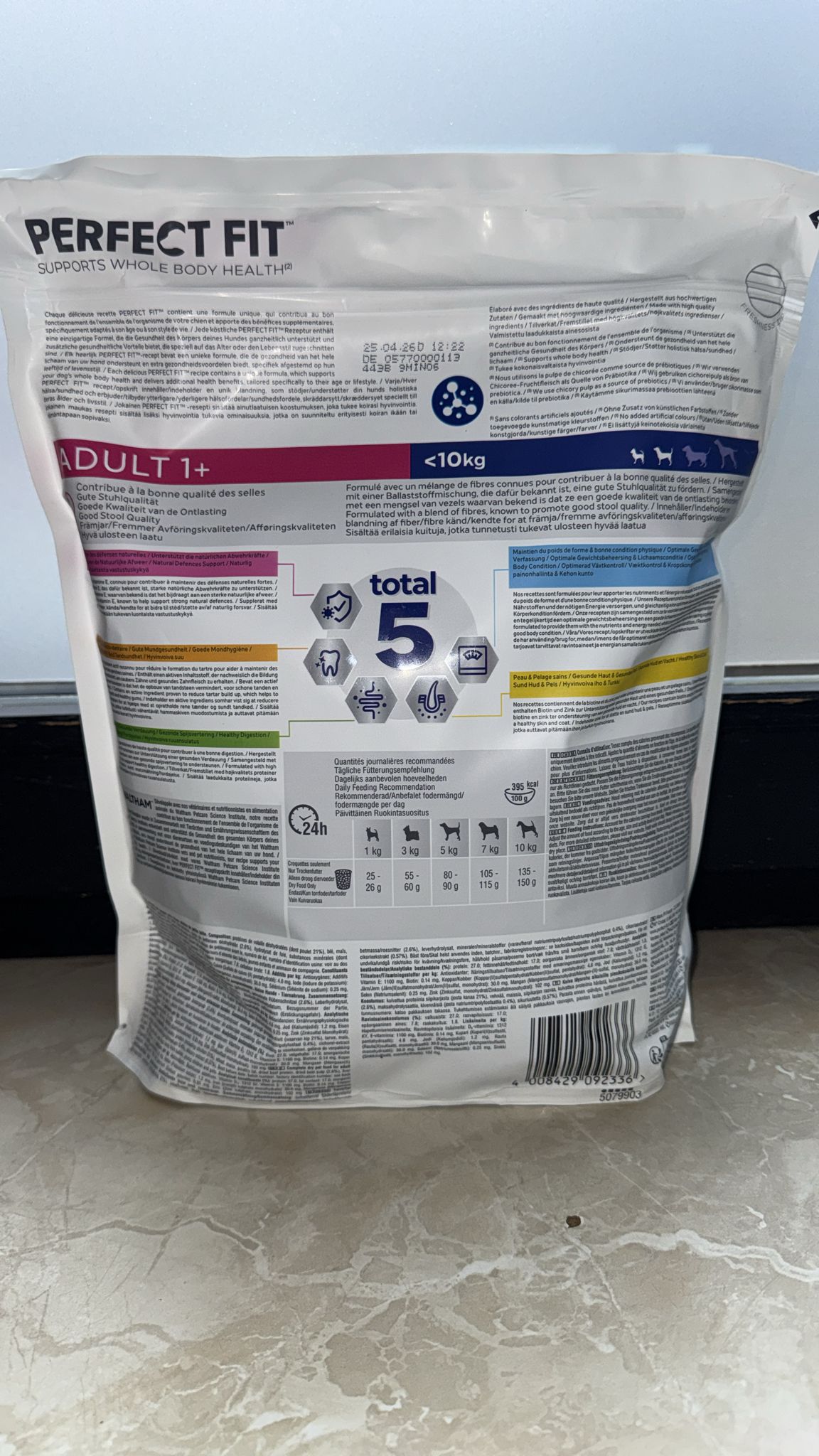 Perfect Fit Adult 1+ Trockenfutter für kleine Hunde (<10 kg) – Huhn, 1,4 kg