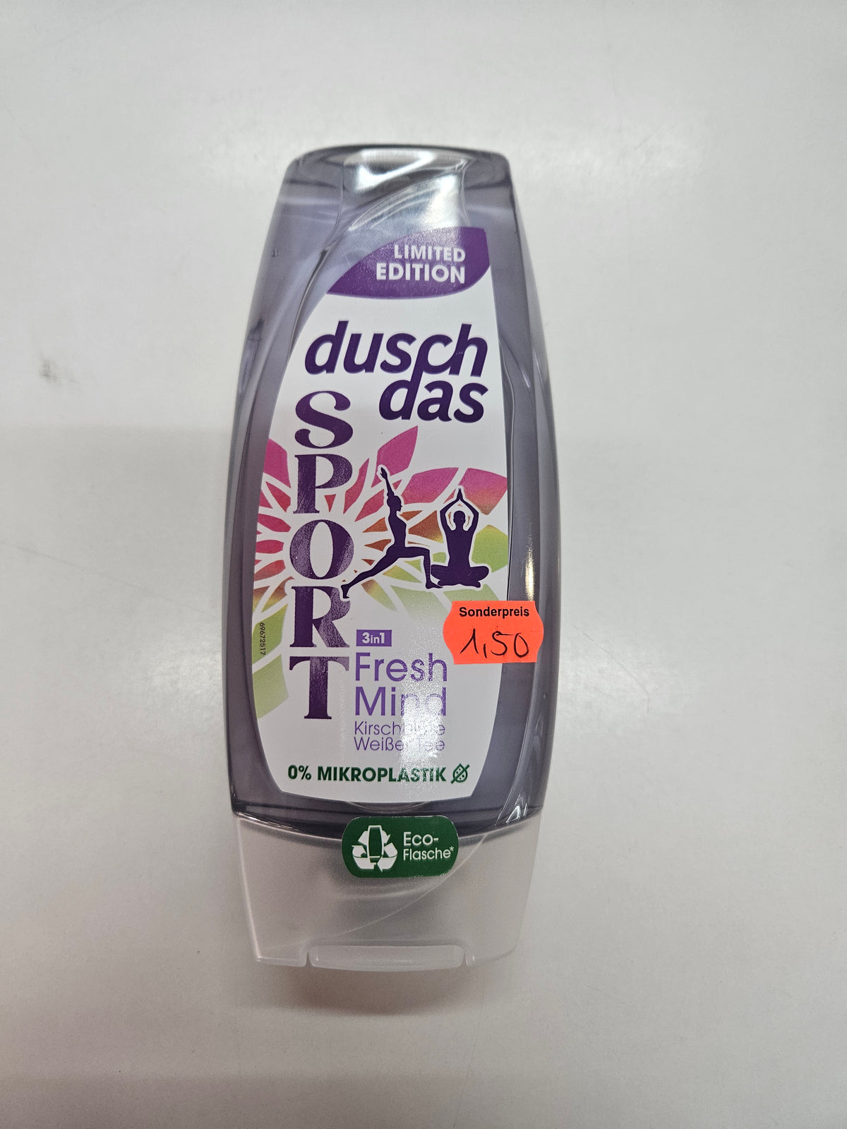 duschdas Sport 3in1 Duschgel Fresh Mind Kirschblüte 225ml
