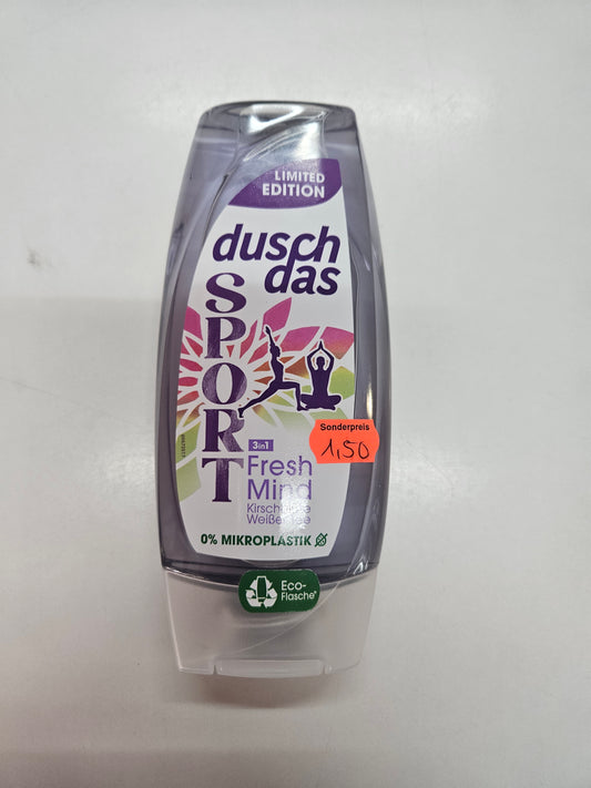 duschdas Sport 3in1 Duschgel Fresh Mind Kirschblüte 225ml
