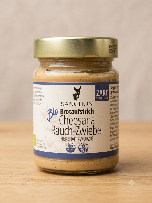 Sanchon Bio Aufstrich Cheesana Rauch-Zwiebel 170g