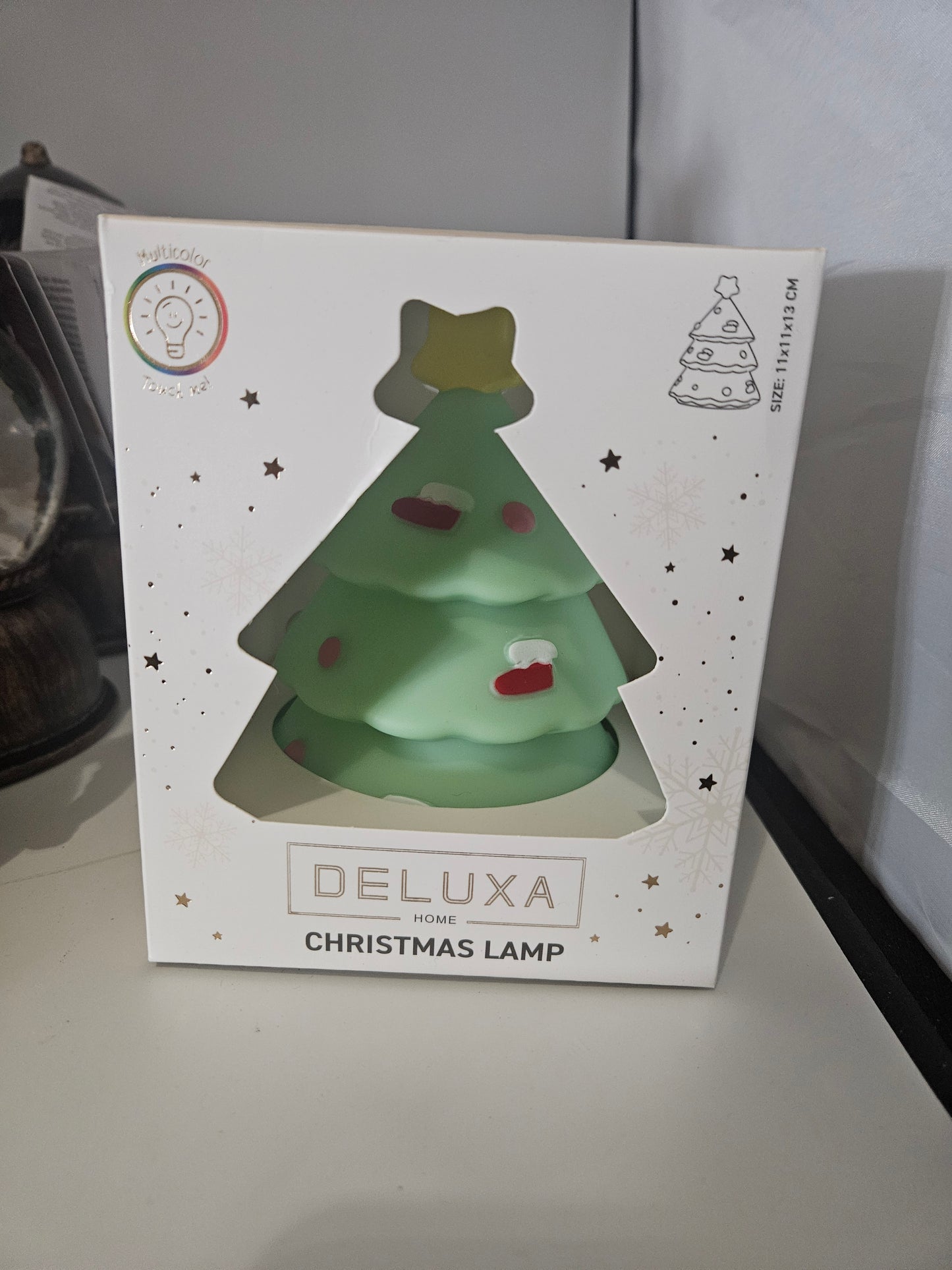 Deluxa LED Tannenbaum Nachtlicht Touch Silikon