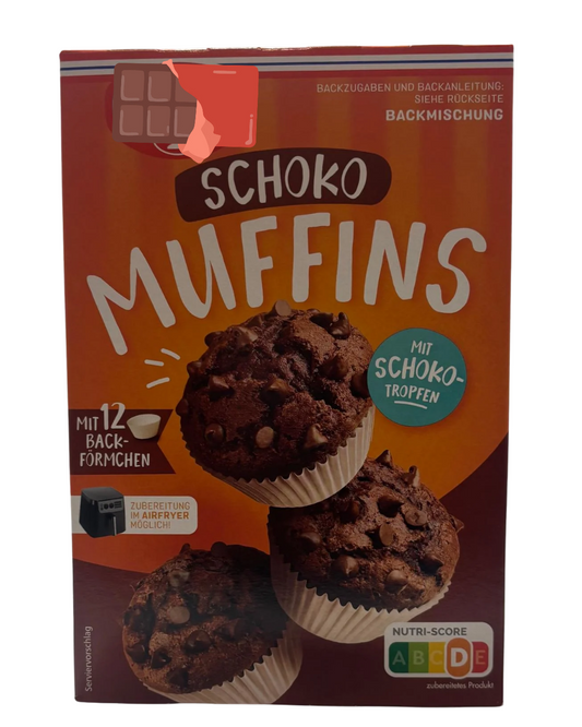 Schoko Muffins Backmischung mit Foermchen 335g