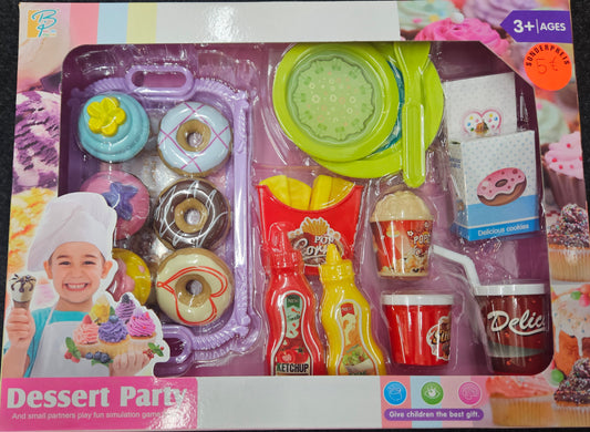 Dessert Party Rollenspiel Set 21 teilig Kinder 3+