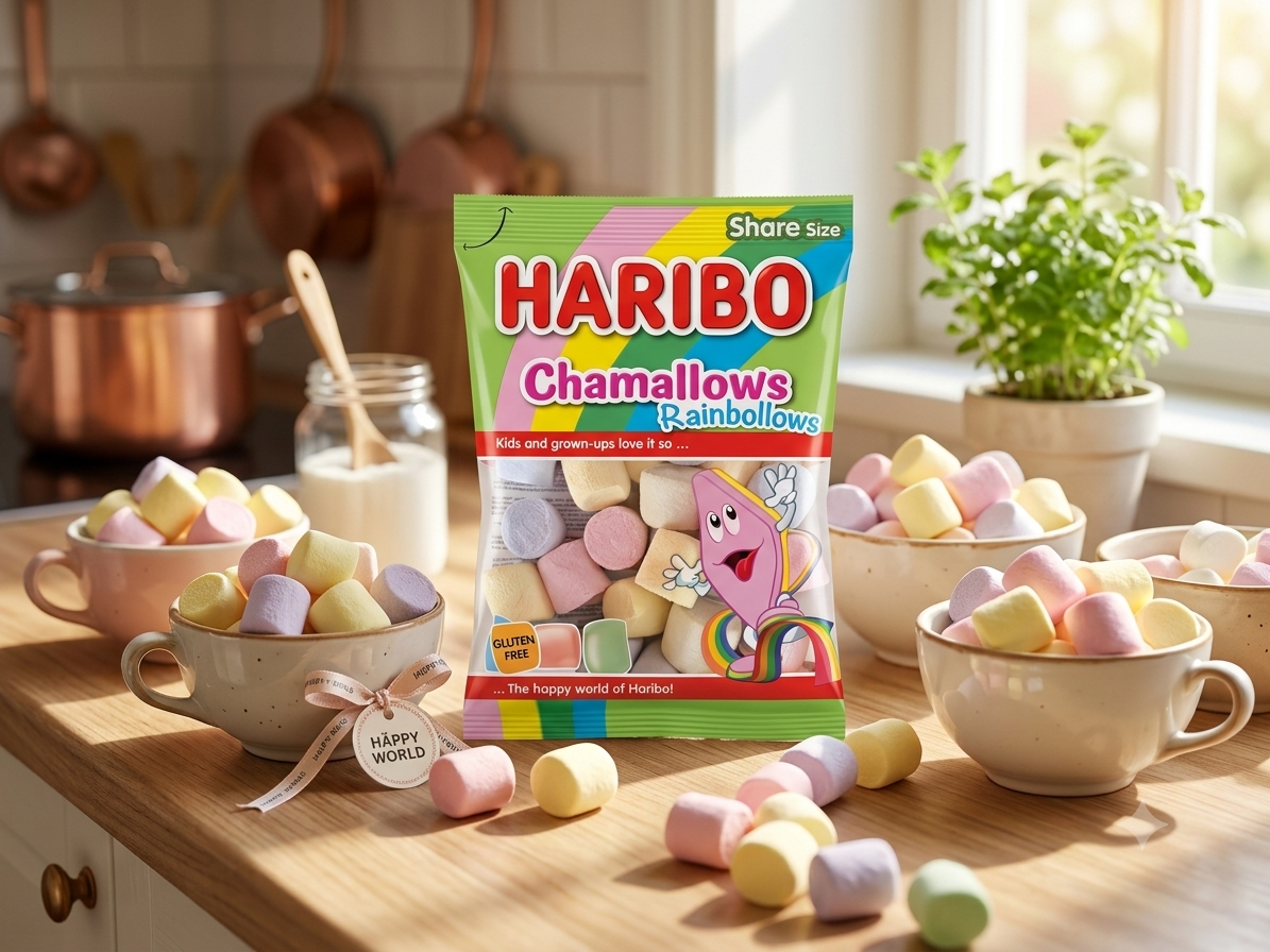 Haribo Chamallows Rainbows 175g Marshmallows