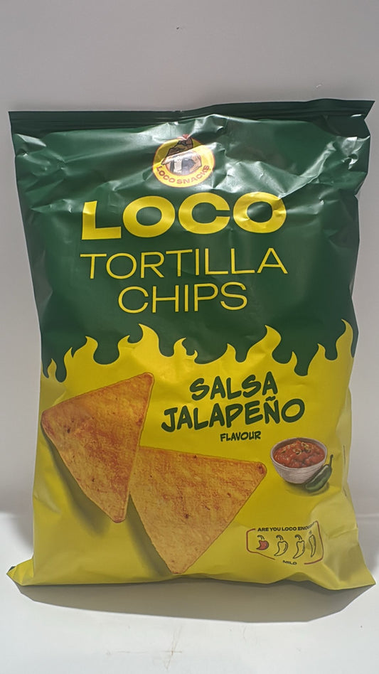 LOCO Tortilla Chips Salsa Jalapeño 100g