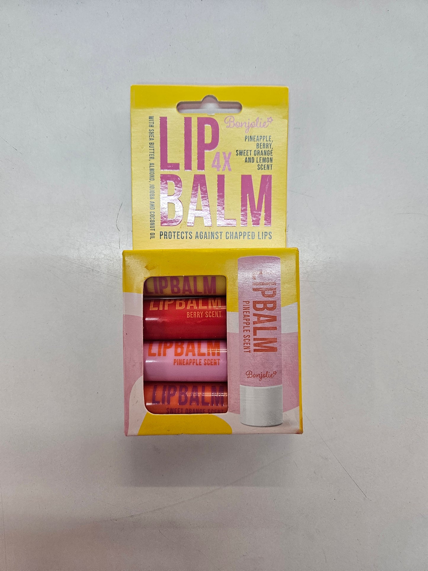 Bonjolie Lip Balm Set 4er Pack Lippenpflege