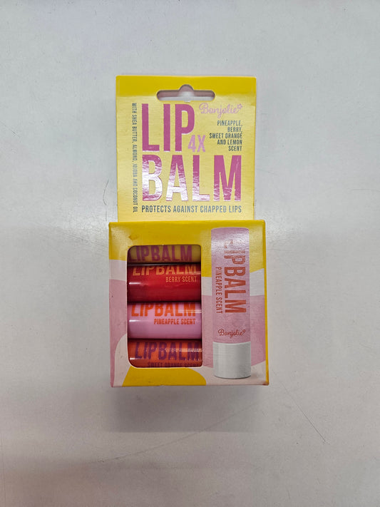 Bonjolie Lip Balm Set 4er Pack Lippenpflege