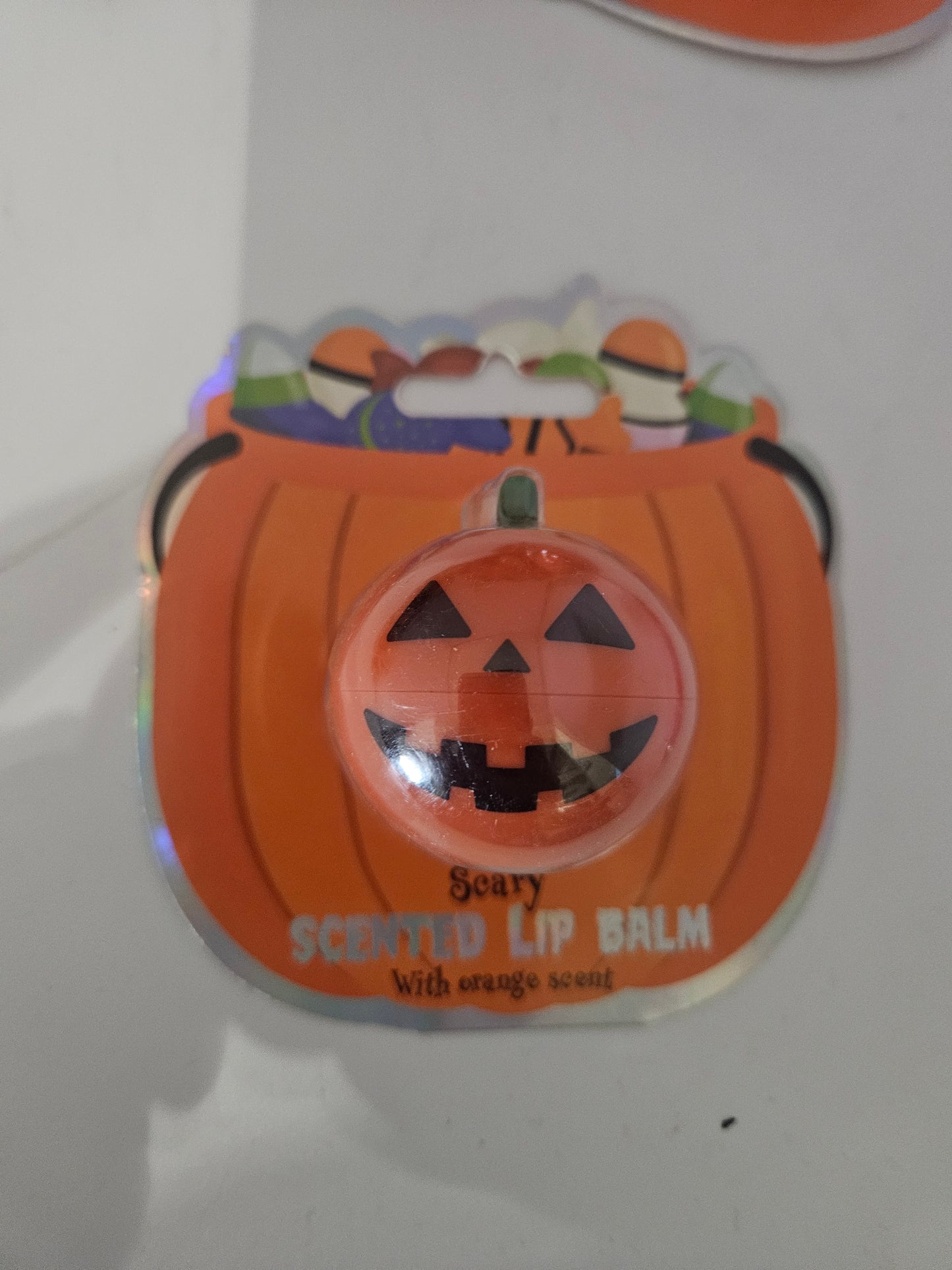 Lippenbalsam Kürbis Orange Halloween Deko 7g