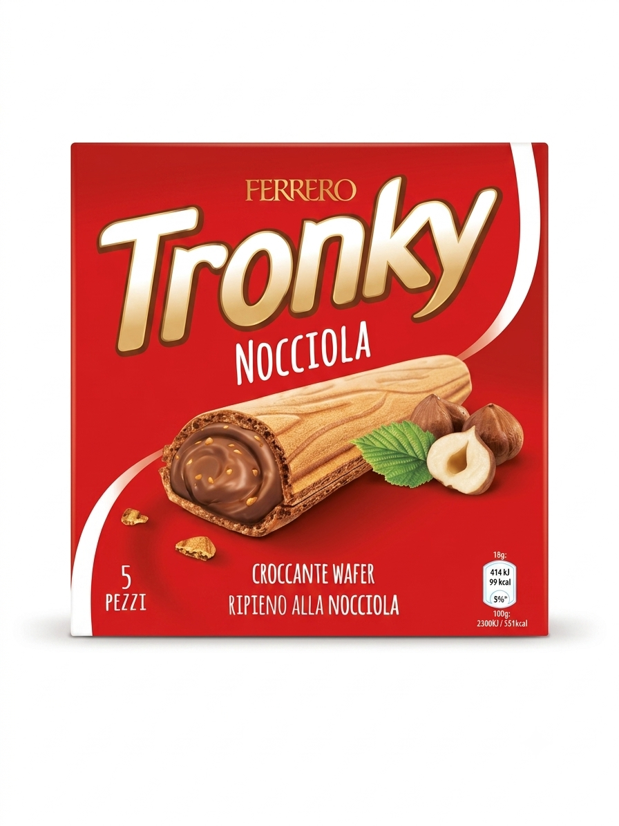 Tronky Nocciola Haselnuss Riegel 5er Pack 90g