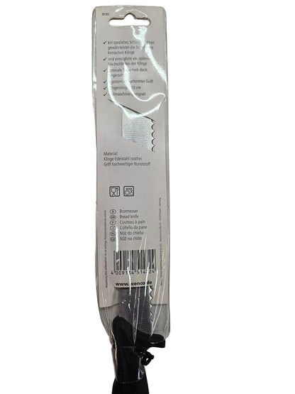 Wenco Brotmesser 20 cm mit Wellenschliff – Edelstahlklinge
