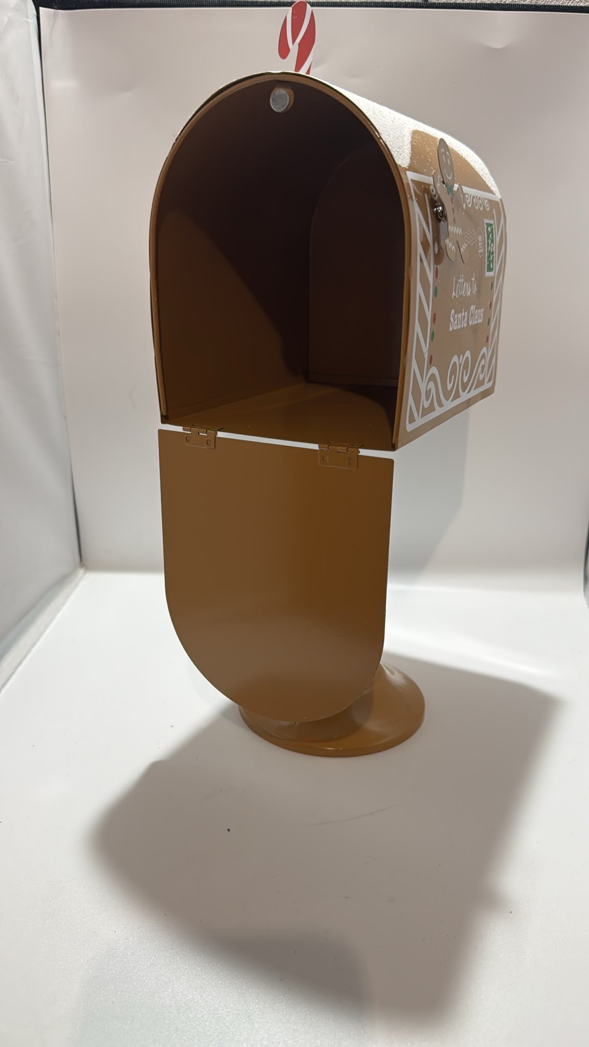 Deko Briefkasten Weihnachtsmann Lebkuchen Braun 32cm JJA