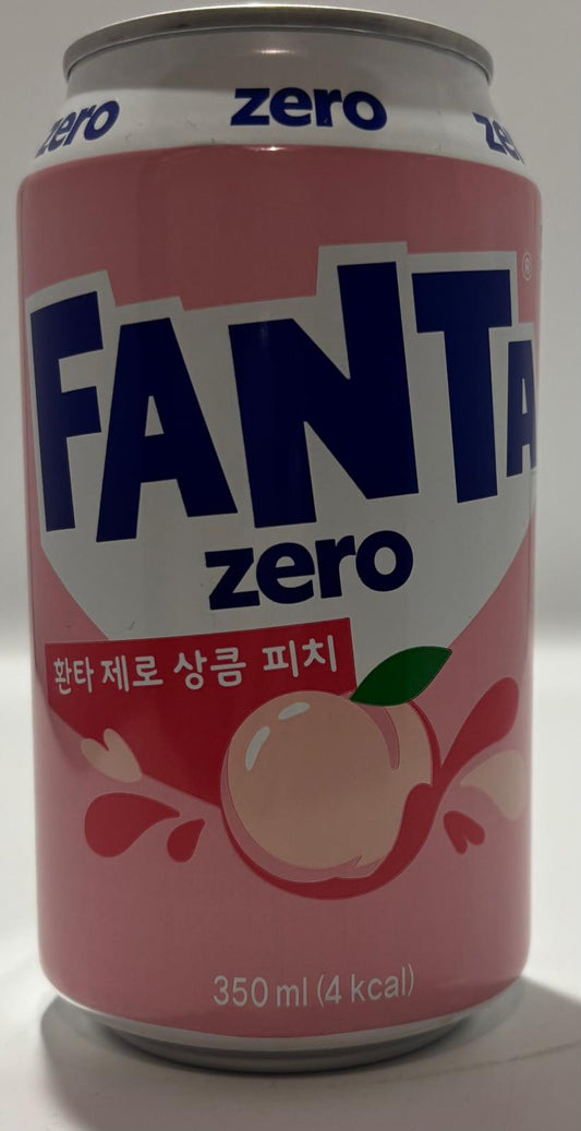 Fanta Zero White Peach Korea Import 350ml Dose inkl. Pfand