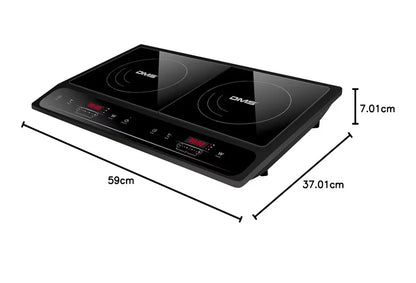 DMS Doppel Induktionskochplatte 3500 W – Mobil & Touch