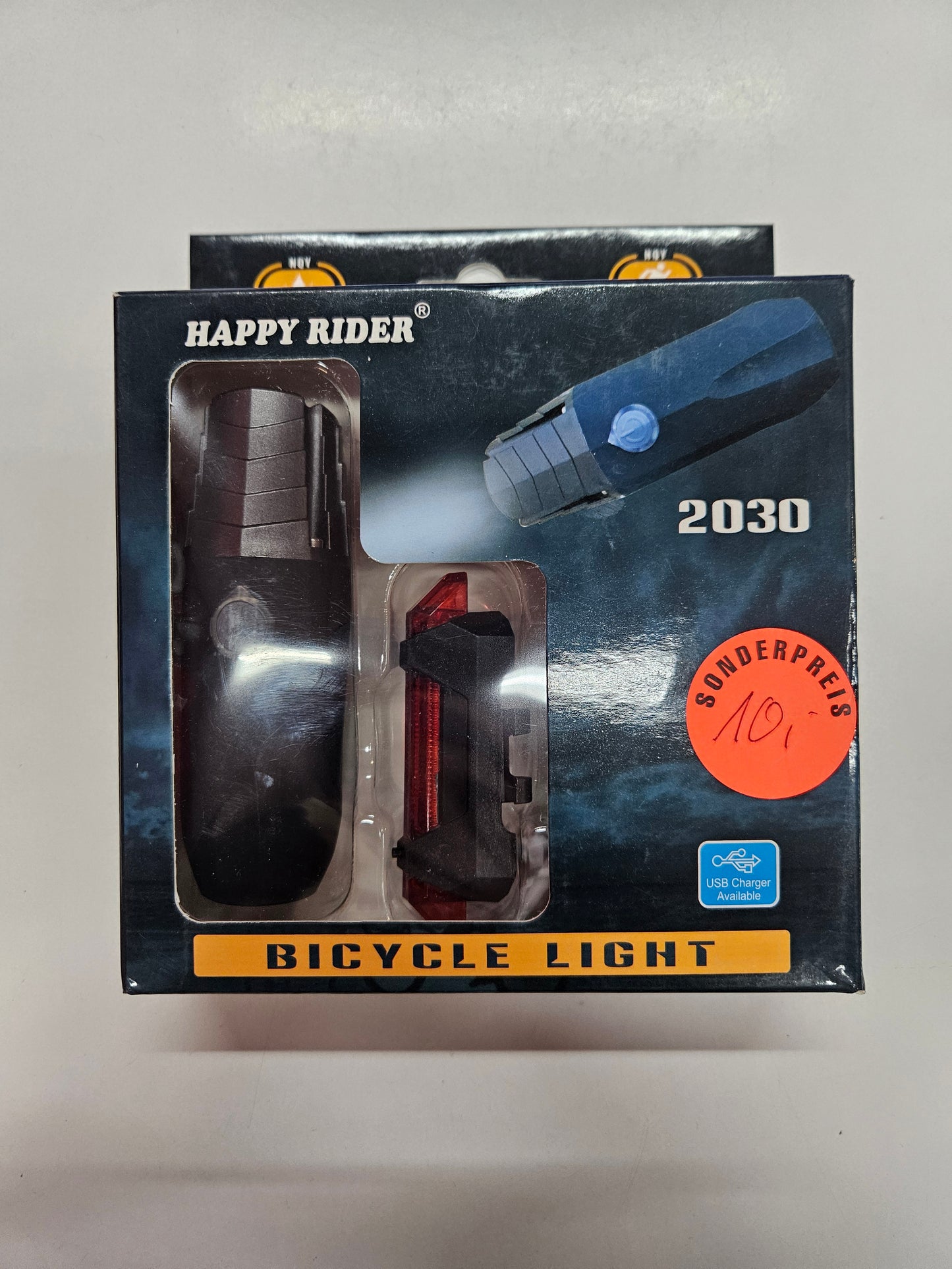 Happy Rider 2030 USB LED Fahrradbeleuchtung Set