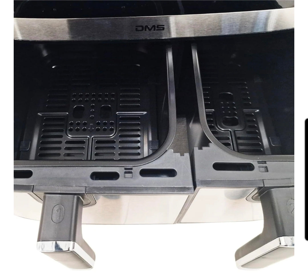 DMS Doppelkammer Heißluftfritteuse 10 L – 2800 W