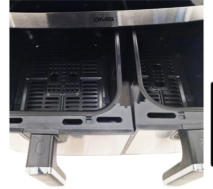 DMS Doppelkammer Heißluftfritteuse 10 L – 2800 W