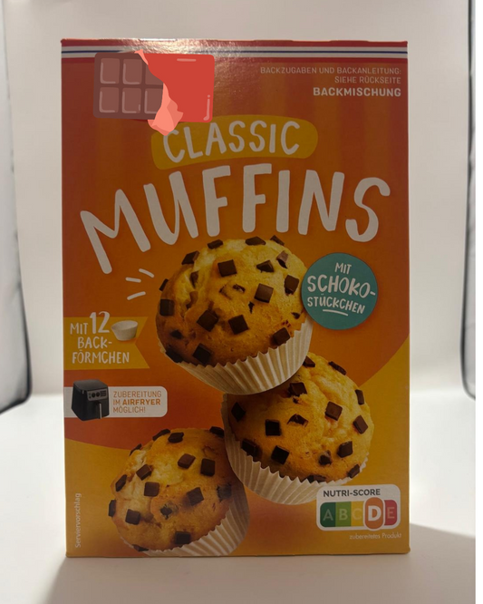 Classic Muffins Backmischung mit Schokostueckchen