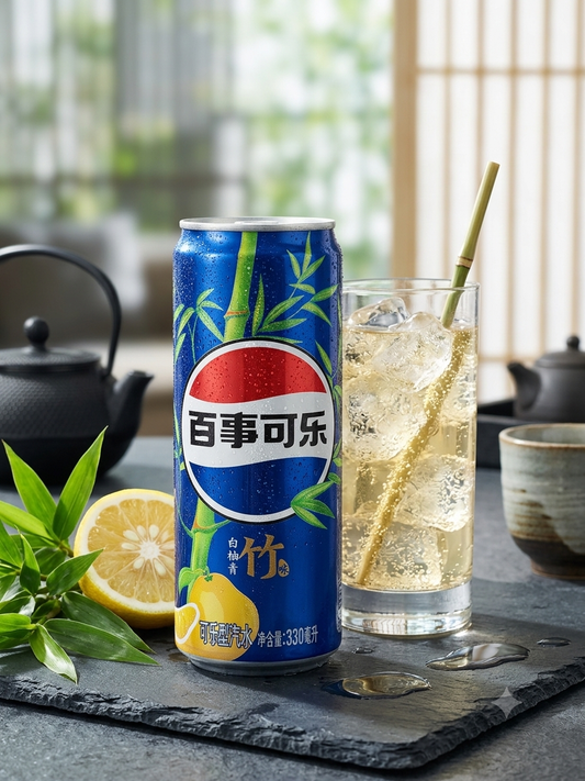 Pepsi Bamboo Grapefruit China Import 330ml