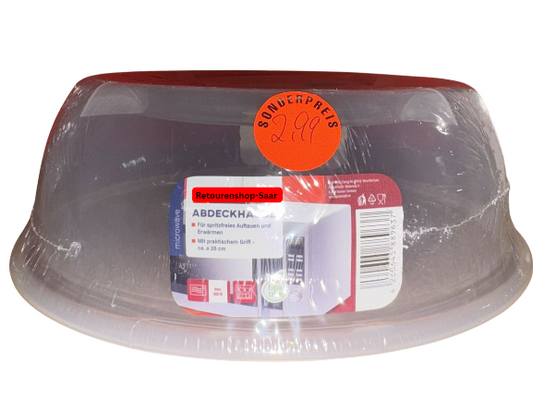 Abdeckhaube für Mikrowellen – Spritzschutz, 28 cm Durchmesser