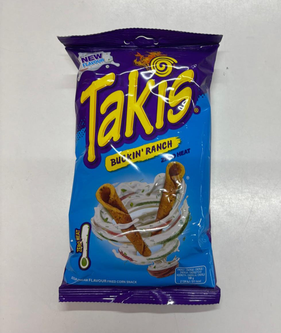 Takis Buckin Ranch 92g – Tortilla Chips ohne Schärfe