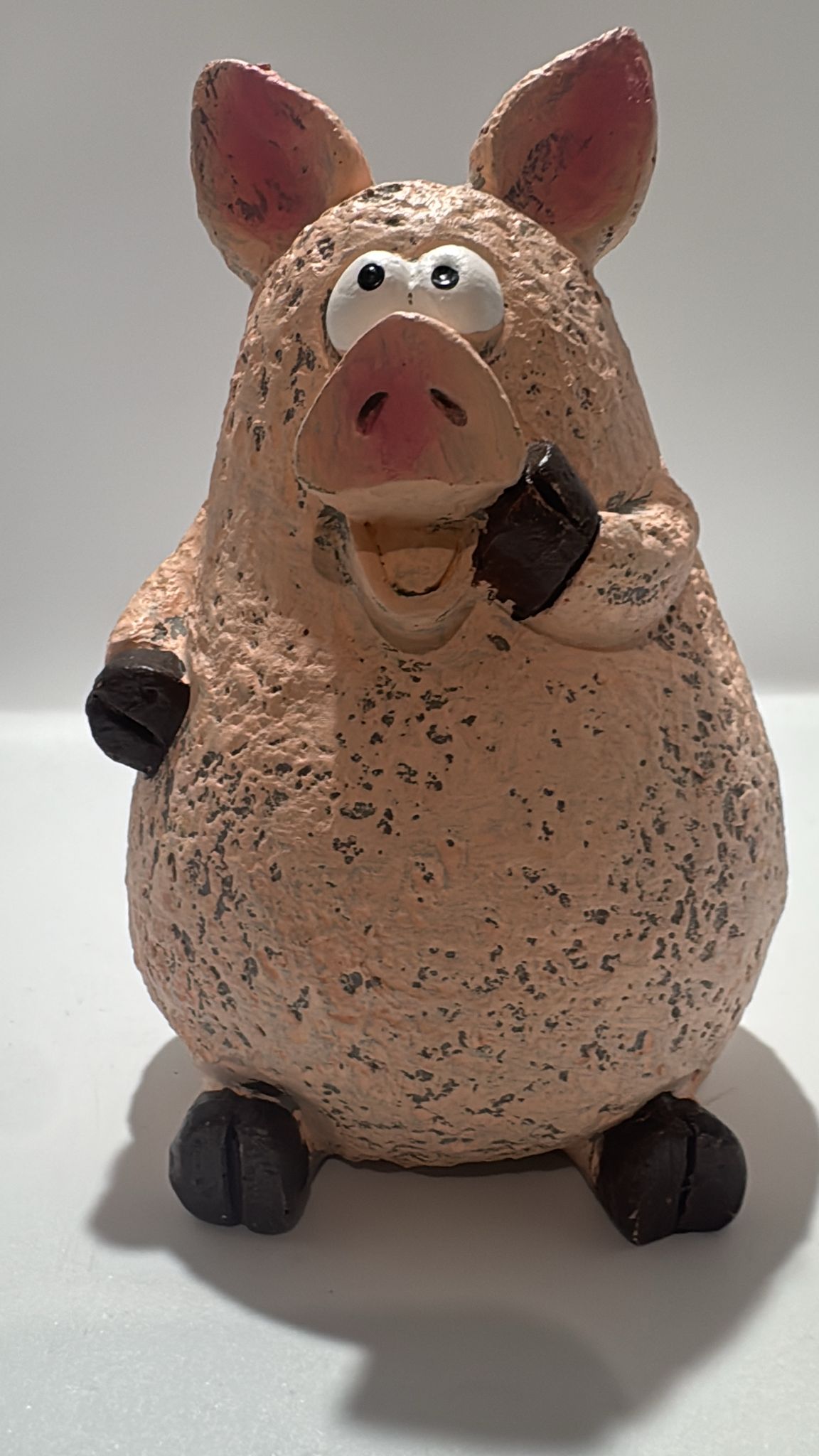Deko Figur Schwein Lustig Polyresin Glücksschwein