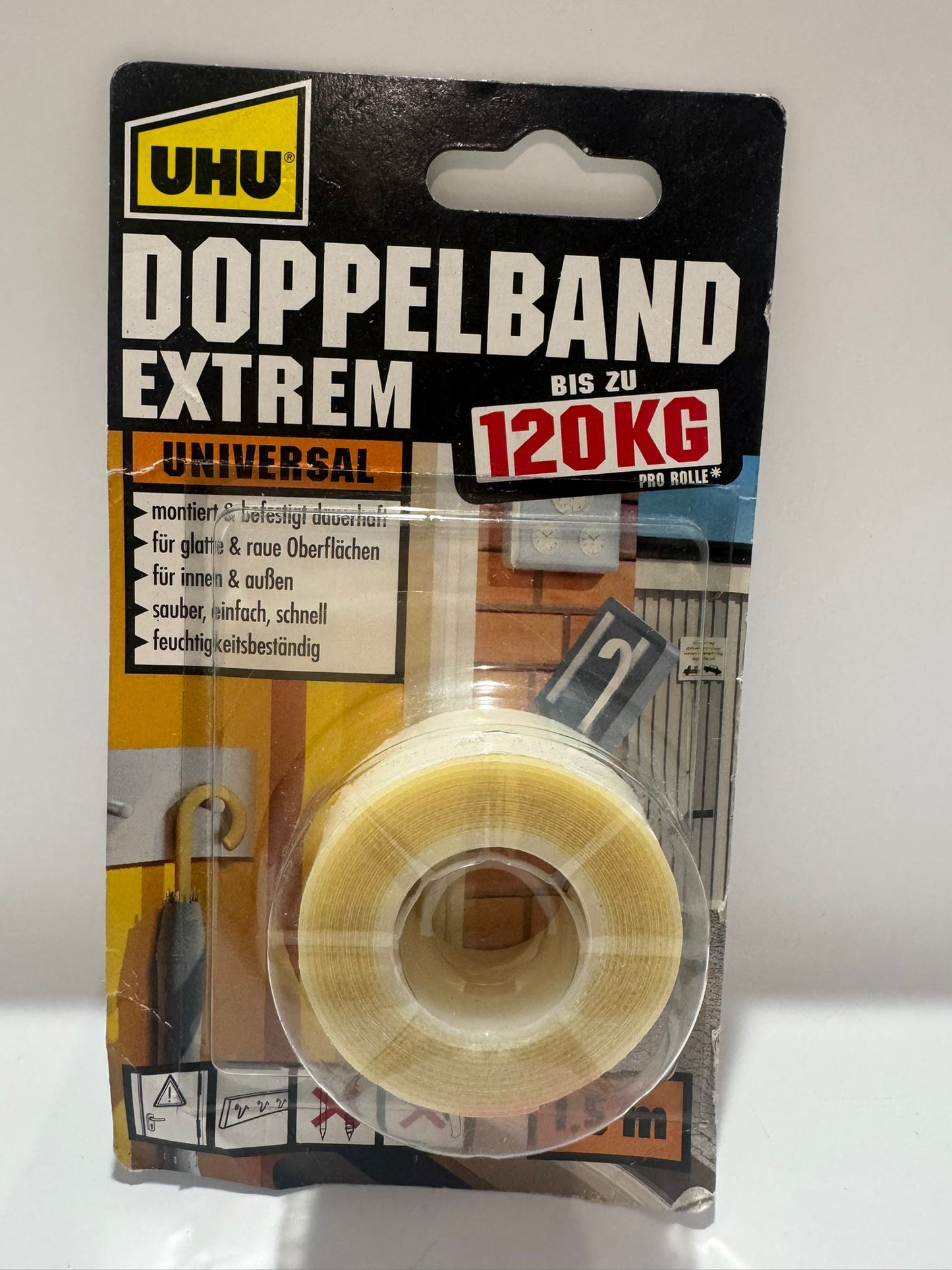 UHU Doppelband Extrem Universal Montageband 1,5m