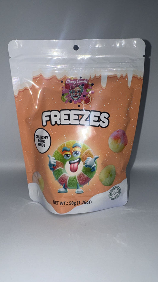 Freezes Crunchy Sour Rings 50g – Gefriergetrocknet & Sauer