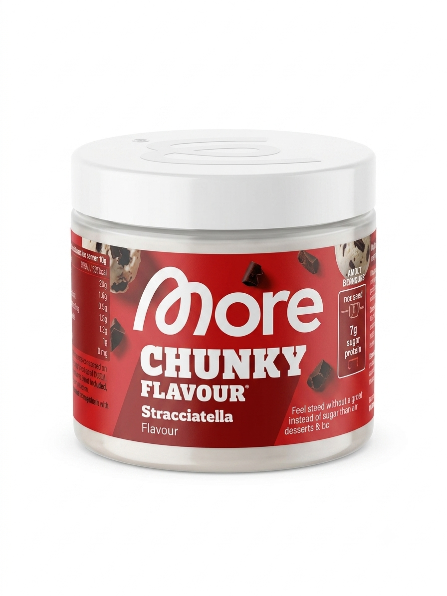 More Nutrition Chunky Flavour Stracciatella Geschmack 90g