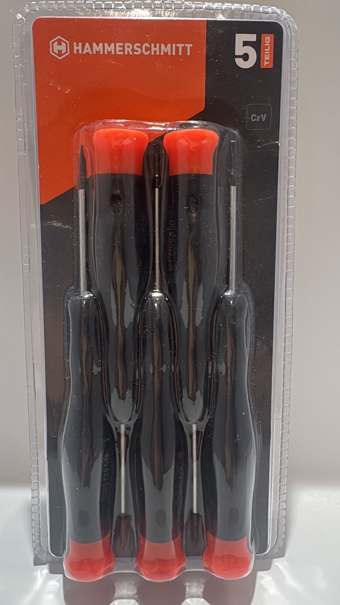Feinmechaniker Schraubendreher Set 5-teilig CrV Stahl