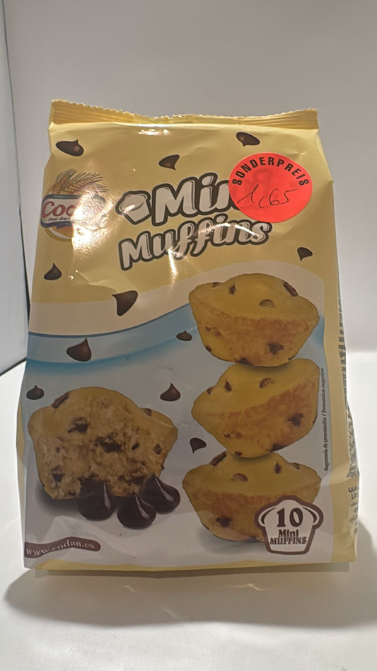Codan Mini Muffins 10 Stück | Fluffige Schoko Muffins