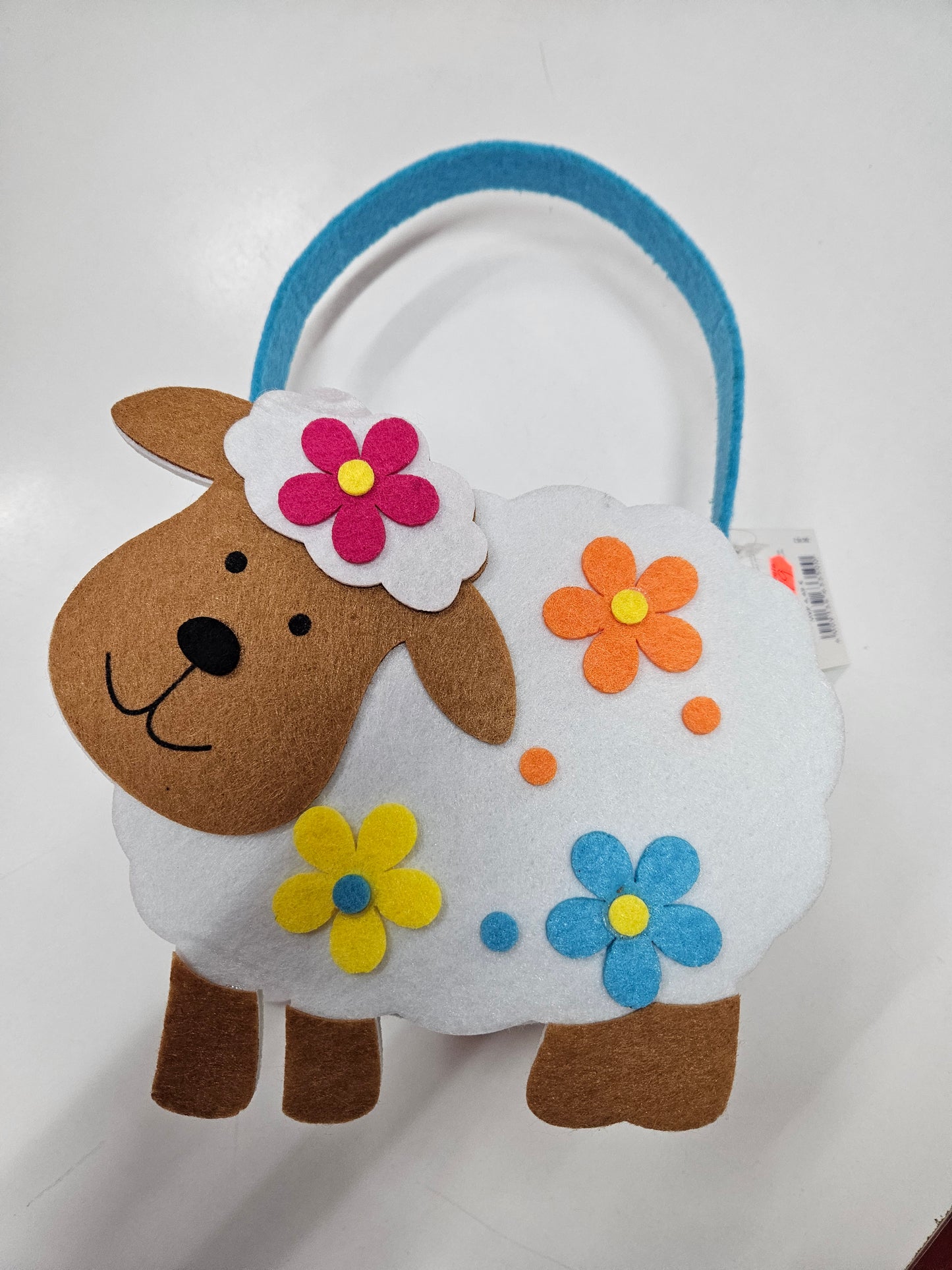 Osterkörbchen Schaf aus Filz – Kinder Osterkorb Frühlingsdeko