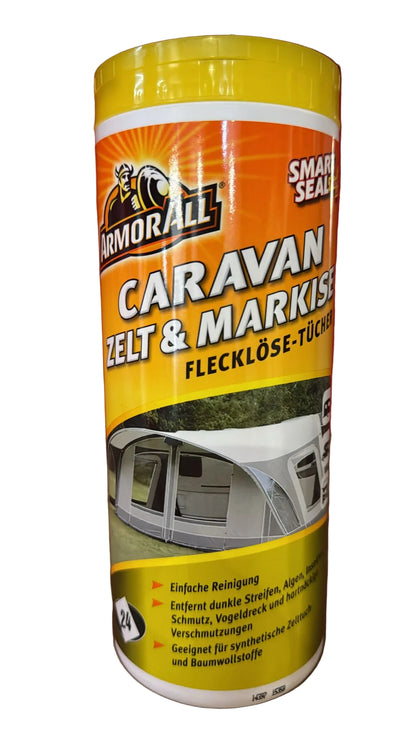 Caravan Zelt & Markise Flecklöse-Tücher – 24 Stück, Effektiv gegen Flecken