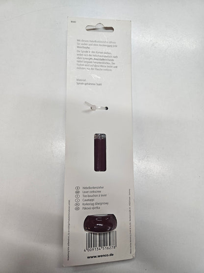 Wenco Hebelkorkenzieher – müheloses Öffnen von Weinflaschen