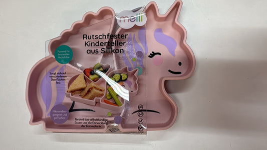 Silikon Teller Einhorn – Rutschfester Kinderteller