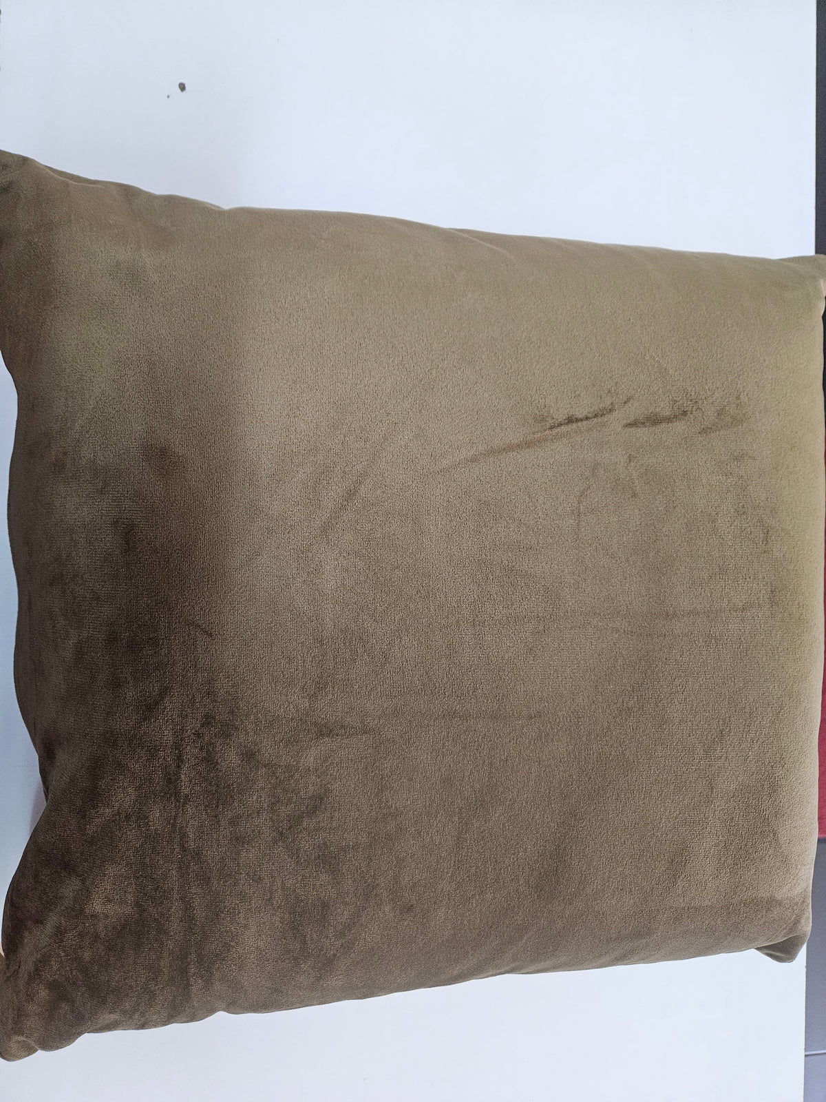 Kissen Finja 45x45 cm Samt Military Olive inkl. Füllung