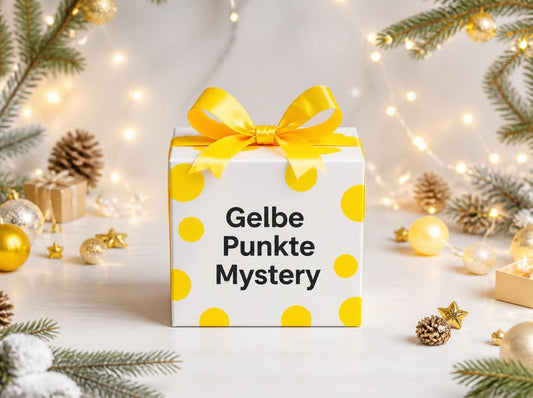 Mystery Box Gelbe Punkte – Weihnachtsdeko & Überraschungen
